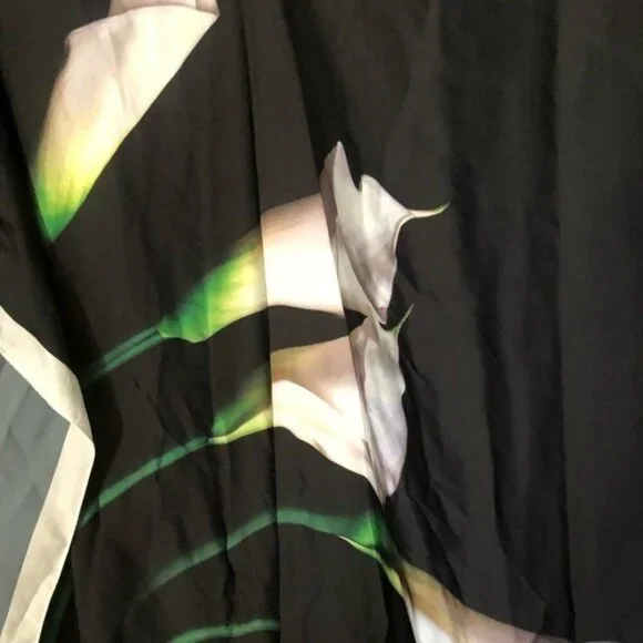 Victoria Beckham Target Women's Calla‎ Lily Black Scarf